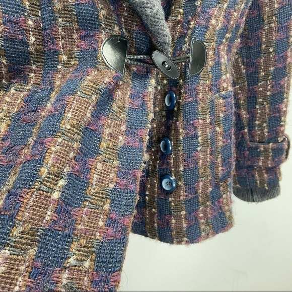 Zara Wool Blend Toggle Closure Cardigan Coat Sz S - Picture 5 of 12